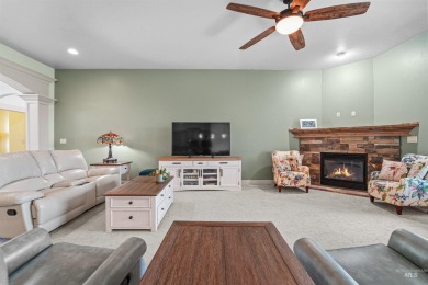 Gorgeous home located at the #12 hole of Red Hawk Golf Course on Hunters Point Golf Club in Idaho - for sale on GolfHomes.com, golf home, golf lot
