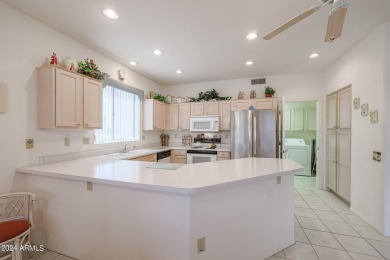 This popular ''Safford'' model is 1,653 sq ft with 2BD/1.75BT - on Deer Valley Golf Course in Arizona - for sale on GolfHomes.com, golf home, golf lot