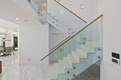 Contemporary Coastal Living in Boca Raton. Stunning Custom Built on  in Florida - for sale on GolfHomes.com, golf home, golf lot