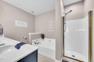 Highly desirable end-unit townhome in the sought-after Heritage on Heritage Golf Club in North Carolina - for sale on GolfHomes.com, golf home, golf lot