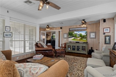 This updated waterfront stilt home in Crystal River is a rare on Plantation Inn and Golf Resort  in Florida - for sale on GolfHomes.com, golf home, golf lot
