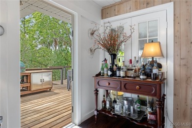 This updated waterfront stilt home in Crystal River is a rare on Plantation Inn and Golf Resort  in Florida - for sale on GolfHomes.com, golf home, golf lot
