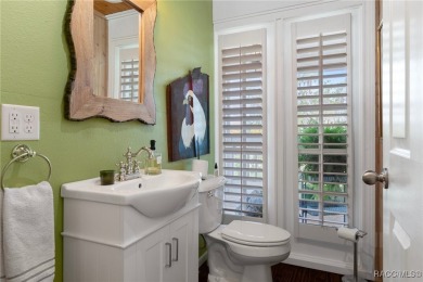 This updated waterfront stilt home in Crystal River is a rare on Plantation Inn and Golf Resort  in Florida - for sale on GolfHomes.com, golf home, golf lot