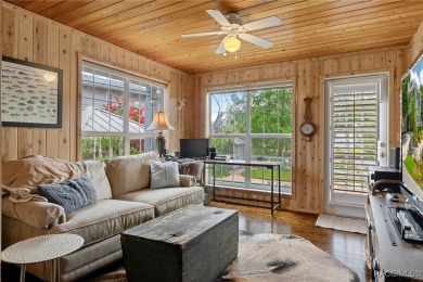 This updated waterfront stilt (DID NOT FLOOD) home in Crystal on Plantation Inn and Golf Resort  in Florida - for sale on GolfHomes.com, golf home, golf lot