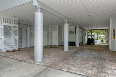 This updated waterfront stilt (DID NOT FLOOD) home in Crystal on Plantation Inn and Golf Resort  in Florida - for sale on GolfHomes.com, golf home, golf lot