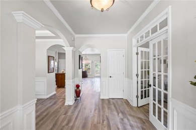 CUSTOM MODEL HOME with RICH UPGRADES and NEW FLOORING AND on Sugar Hill Golf Club in Georgia - for sale on GolfHomes.com, golf home, golf lot