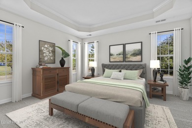 Welcome to the Boardwalk, a stylish, one-level home with modern on Sound Golf Links at Albemarle Plantation in North Carolina - for sale on GolfHomes.com, golf home, golf lot