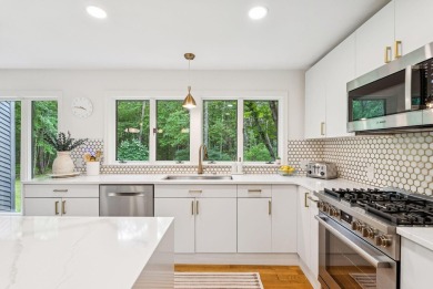 Privately set on three wooded acres in the coveted Falmouth on Portland Country Club in Maine - for sale on GolfHomes.com, golf home, golf lot