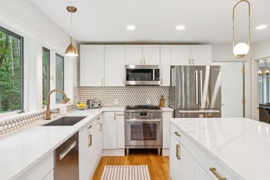 Privately set on three wooded acres in the coveted Falmouth on Portland Country Club in Maine - for sale on GolfHomes.com, golf home, golf lot