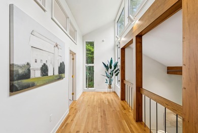 Privately set on three wooded acres in the coveted Falmouth on Portland Country Club in Maine - for sale on GolfHomes.com, golf home, golf lot