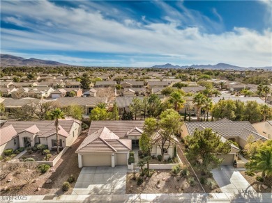 Located in the 55+ Sun City Anthem community, this beautifully on Rio Secco Golf Club in Nevada - for sale on GolfHomes.com, golf home, golf lot