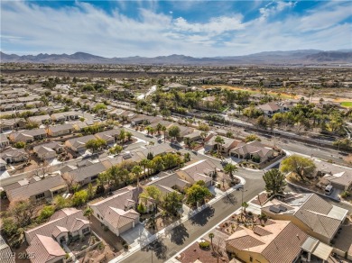 Located in the 55+ Sun City Anthem community, this beautifully on Rio Secco Golf Club in Nevada - for sale on GolfHomes.com, golf home, golf lot