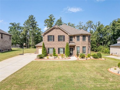 Experience elegance in this 2019-built, 5-bedroom, 3-bathroom on Crystal Lake Golf and Country Club in Georgia - for sale on GolfHomes.com, golf home, golf lot