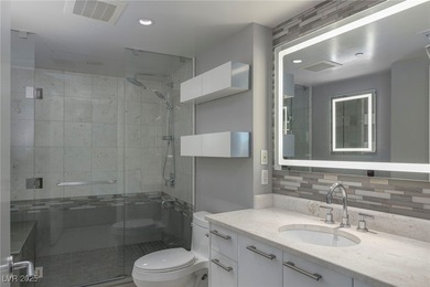 Modern elegance, $100K in upgrades. This 814 SF, 31st-floor on Las Vegas Country Club in Nevada - for sale on GolfHomes.com, golf home, golf lot