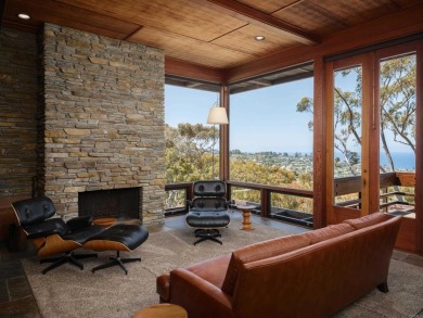 An exemplary model of mid-century modern architecture designed on La Jolla Country Club in California - for sale on GolfHomes.com, golf home, golf lot