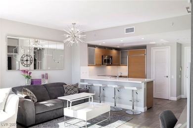 Modern elegance, $100K in upgrades. This 814 SF, 31st-floor on Las Vegas Country Club in Nevada - for sale on GolfHomes.com, golf home, golf lot