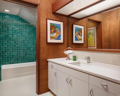 An exemplary model of mid-century modern architecture designed on La Jolla Country Club in California - for sale on GolfHomes.com, golf home, golf lot