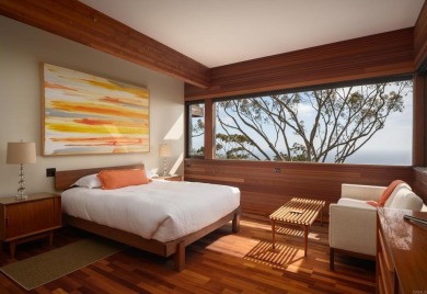 An exemplary model of mid-century modern architecture designed on La Jolla Country Club in California - for sale on GolfHomes.com, golf home, golf lot