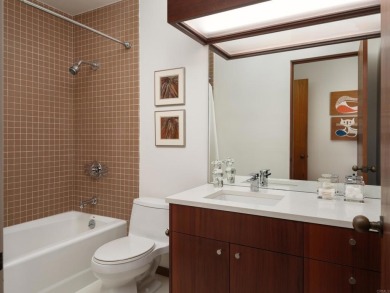 An exemplary model of mid-century modern architecture designed on La Jolla Country Club in California - for sale on GolfHomes.com, golf home, golf lot