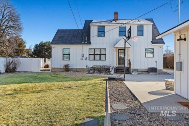 The well known White House with yellow door is completely on Fairview Golf Course in Idaho - for sale on GolfHomes.com, golf home, golf lot