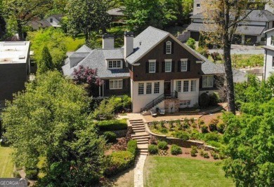Amazing Ansley Golf Club Views from this New England Style on Ansley Golf Club At Mid-Town in Georgia - for sale on GolfHomes.com, golf home, golf lot