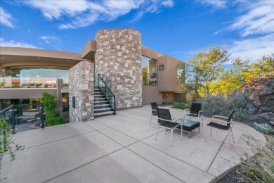 This Entrada home has breathtaking 180-degree views of red rock on Entrada at Snow Canyon in Utah - for sale on GolfHomes.com, golf home, golf lot