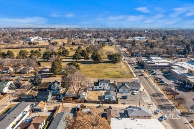 The well known White House with yellow door is completely on Fairview Golf Course in Idaho - for sale on GolfHomes.com, golf home, golf lot