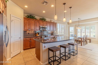 Gorgeous golf views of TFE#3 including mountain & partial lake on Tuscany Falls At Pebble Creek in Arizona - for sale on GolfHomes.com, golf home, golf lot