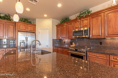 Gorgeous golf views of TFE#3 including mountain & partial lake on Tuscany Falls At Pebble Creek in Arizona - for sale on GolfHomes.com, golf home, golf lot