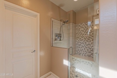 Gorgeous golf views of TFE#3 including mountain & partial lake on Tuscany Falls At Pebble Creek in Arizona - for sale on GolfHomes.com, golf home, golf lot