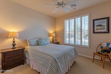 Gorgeous golf views of TFE#3 including mountain & partial lake on Tuscany Falls At Pebble Creek in Arizona - for sale on GolfHomes.com, golf home, golf lot