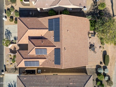 Gorgeous golf views of TFE#3 including mountain & partial lake on Tuscany Falls At Pebble Creek in Arizona - for sale on GolfHomes.com, golf home, golf lot