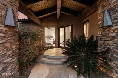 Beautifully crafted by Cullum Homes, this 7,468 sq ft estate in on Desert Mountain - Outlaw Golf Course in Arizona - for sale on GolfHomes.com, golf home, golf lot