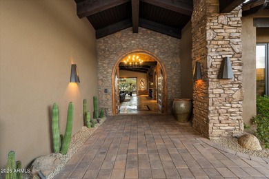 Beautifully crafted by Cullum Homes, this 7,468 sq ft estate in on Desert Mountain - Outlaw Golf Course in Arizona - for sale on GolfHomes.com, golf home, golf lot