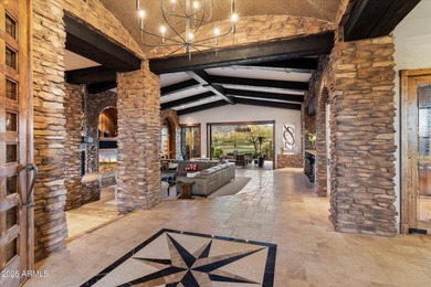 Beautifully crafted by Cullum Homes, this 7,468 sq ft estate in on Desert Mountain - Outlaw Golf Course in Arizona - for sale on GolfHomes.com, golf home, golf lot