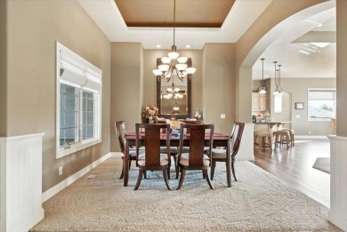 This executive custom  home is located on an extra large lot on Fox Run Golf Course in Iowa - for sale on GolfHomes.com, golf home, golf lot
