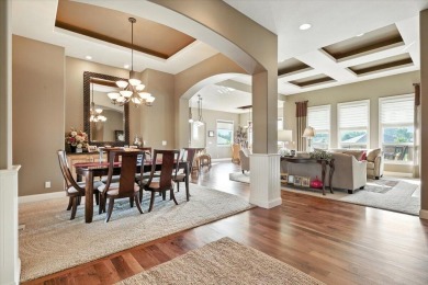 This executive custom  home is located on an extra large lot on Fox Run Golf Course in Iowa - for sale on GolfHomes.com, golf home, golf lot