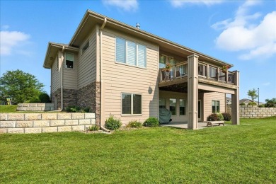 This executive custom  home is located on an extra large lot on Fox Run Golf Course in Iowa - for sale on GolfHomes.com, golf home, golf lot