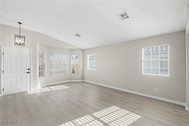 This beautifully updated single-story home offers 3 spacious on Los Prados Golf Course in Nevada - for sale on GolfHomes.com, golf home, golf lot