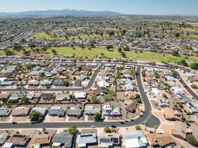 Looking for a cozy Home Sweet Home?  This charming 2-bedroom on Sun City South Golf Course in Arizona - for sale on GolfHomes.com, golf home, golf lot