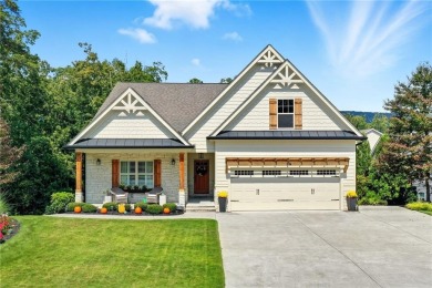 Exquisite Ranch Over Full Walk-out Terrace Level on Beautiful on The Highlands Course at Lake Arrowhead in Georgia - for sale on GolfHomes.com, golf home, golf lot