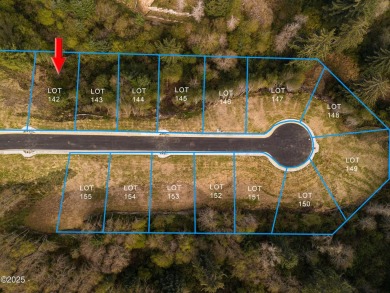 An excellent opportunity to purchase a lot with forested views on Chinook Winds Golf Resort in Oregon - for sale on GolfHomes.com, golf home, golf lot