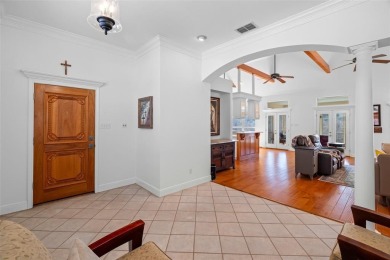 ENJOY PANORAMIC VIEWS OF THE BRAZOS RIVER from the back of this on Pecan Plantation Country Club in Texas - for sale on GolfHomes.com, golf home, golf lot