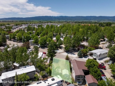 Great RV Pad with mature landscaping, Mountain views,  concrete on Star Valley RV Golf Course in Wyoming - for sale on GolfHomes.com, golf home, golf lot