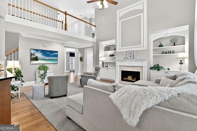 This stunning home in the prestigious gated with security guard on Whitewater Creek in Georgia - for sale on GolfHomes.com, golf home, golf lot