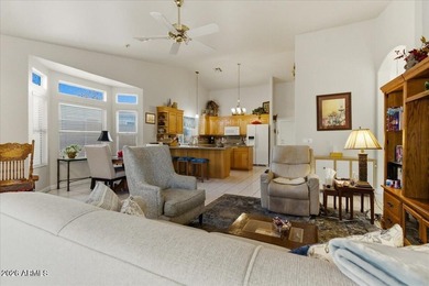 Welcome home to this warm and inviting PINNACLE PEAK MODEL in on Westbrook Village Golf Club in Arizona - for sale on GolfHomes.com, golf home, golf lot