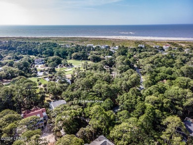 BEAUTIFUL, LUSH,  .56-ACRE LOT looking out over lagoon onto 5th on Ocean Point Golf Links in South Carolina - for sale on GolfHomes.com, golf home, golf lot