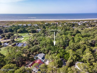 BEAUTIFUL, LUSH,  .56-ACRE LOT looking out over lagoon onto 5th on Ocean Point Golf Links in South Carolina - for sale on GolfHomes.com, golf home, golf lot