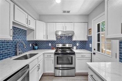 This Heron Walk Villa is beautifully renovated with custom and on Callawassie Island Club in South Carolina - for sale on GolfHomes.com, golf home, golf lot