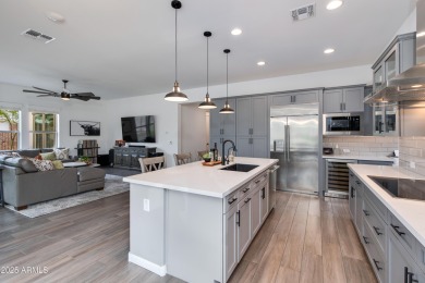 An entertainer's dream! This home offers 2,370 sqft 2 bed 2.5 on Wickenburg Ranch Golf Course in Arizona - for sale on GolfHomes.com, golf home, golf lot